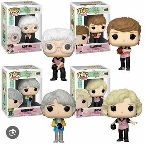 Golden Girls Bowling Funko Pop Vinyl Figures Set